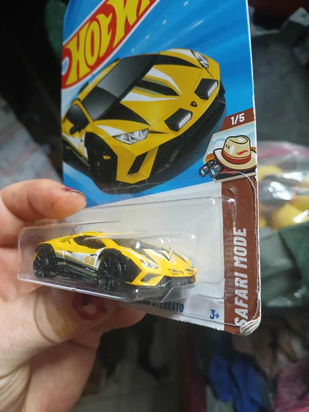 the Hot Wheels Safari Mode Lamborghini Huracán Sterrato (Collector #41/250, 1/5